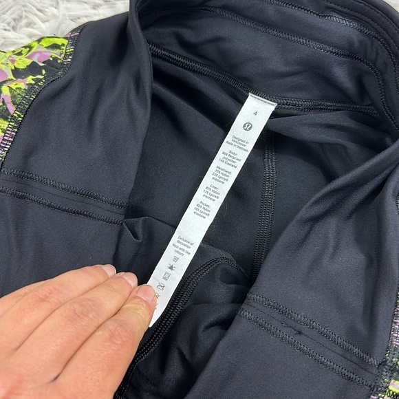 Lululemon Pace Rival Mid-Rise Skirt *Tall Inflected Highlight Yellow Multi / Bla - Picture 5 of 8